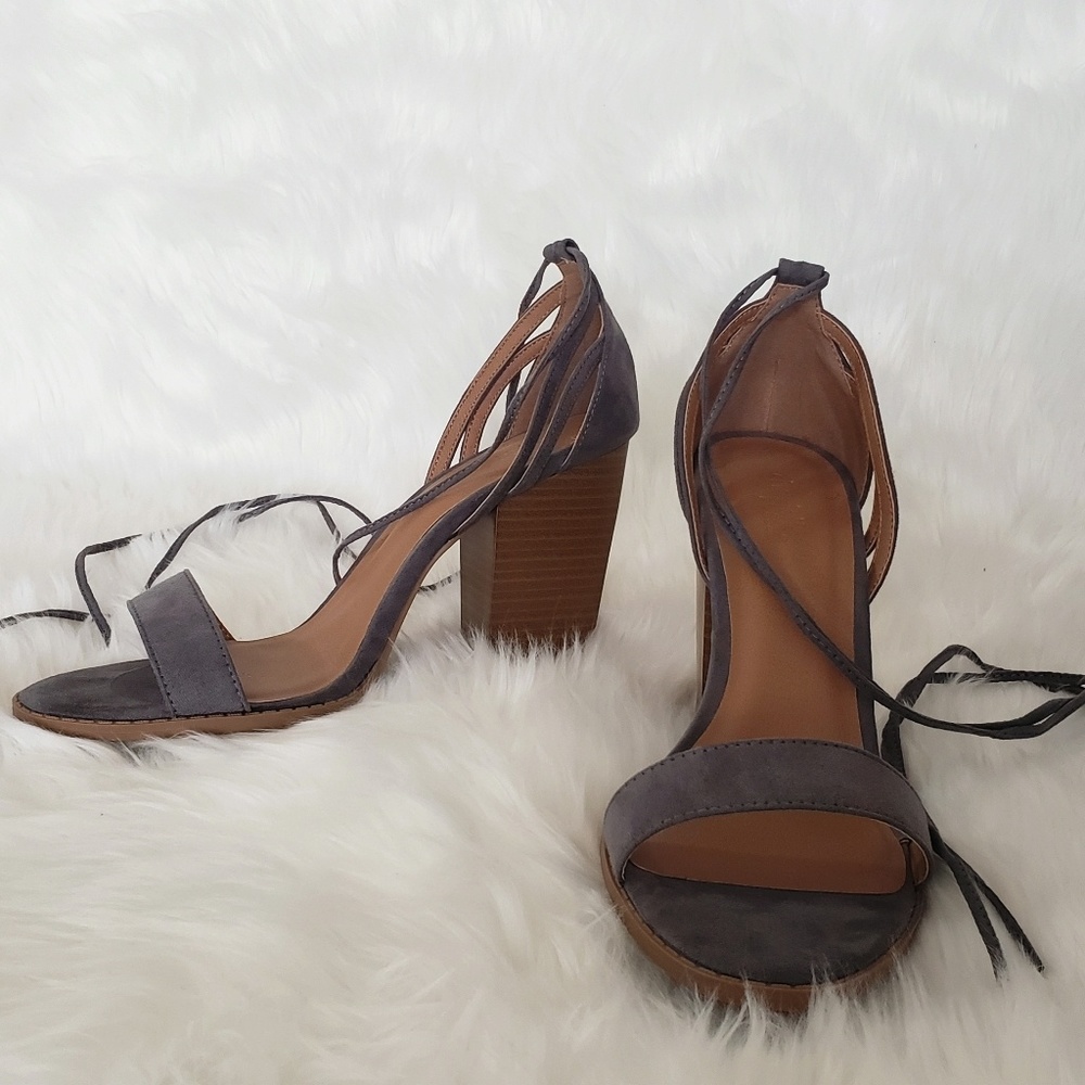 Strappy heels